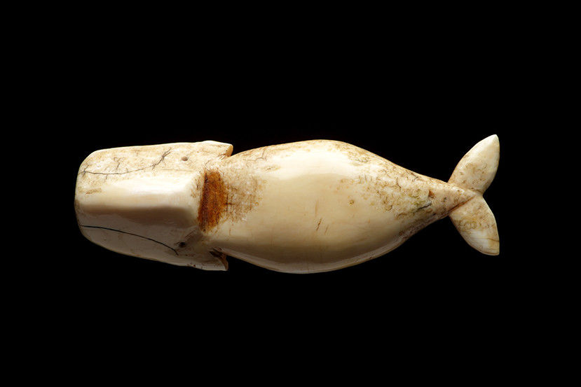Bering Strait Eskimo Inuit Carved Marine Ivory Sinker | MasterArt