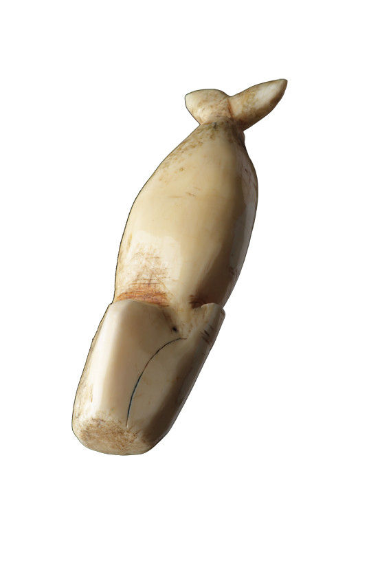 Bering Strait Eskimo Inuit Carved Marine Ivory Sinker | MasterArt