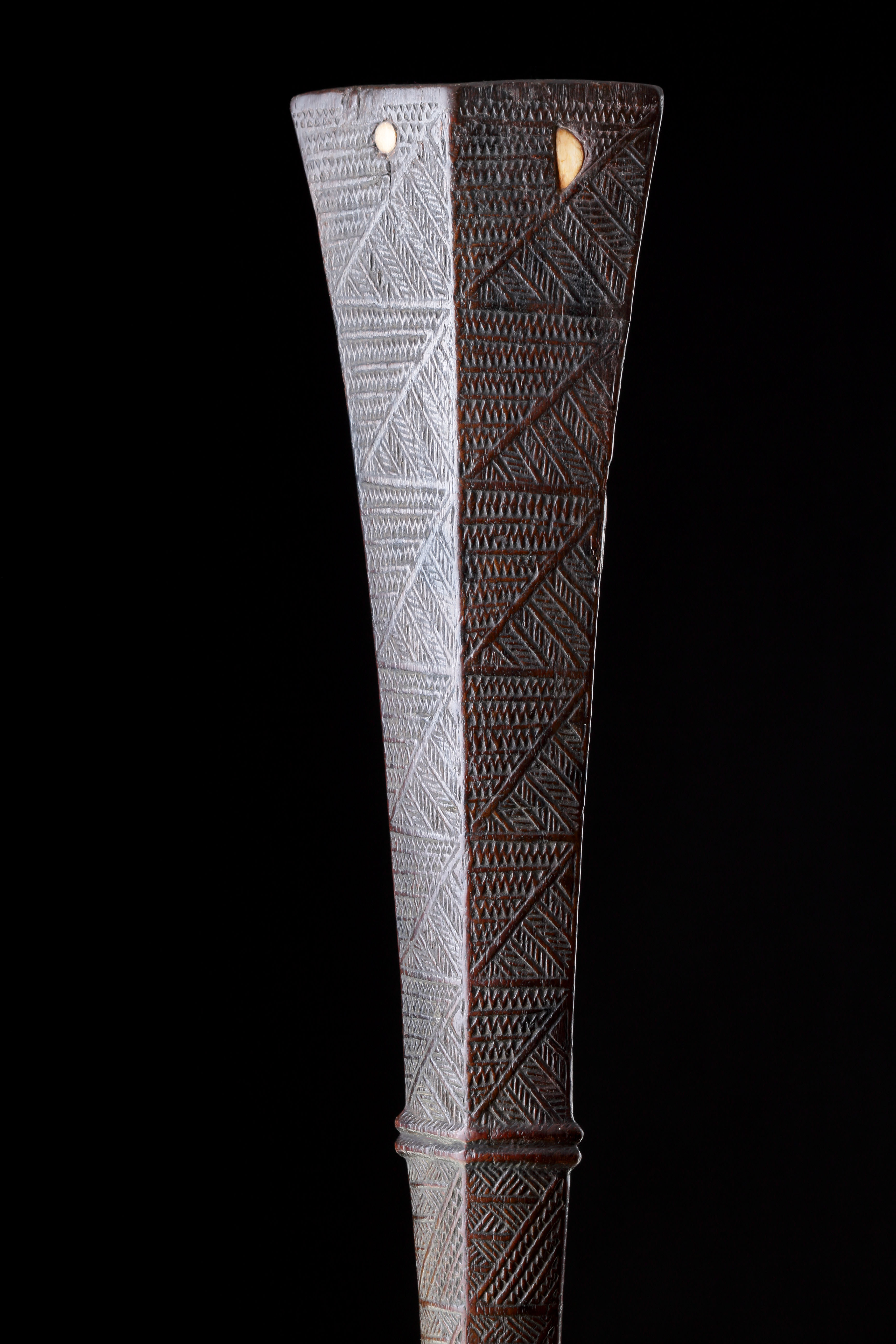 Polynesian Tongan Islands Chiefly Two Handed Ironwood War Club | MasterArt