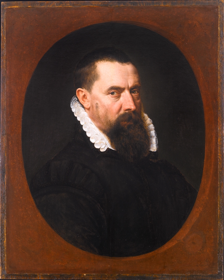 Adriaen Thomasz. Key - Portrait of a Bearded Gentleman, Bust-Length, in ...