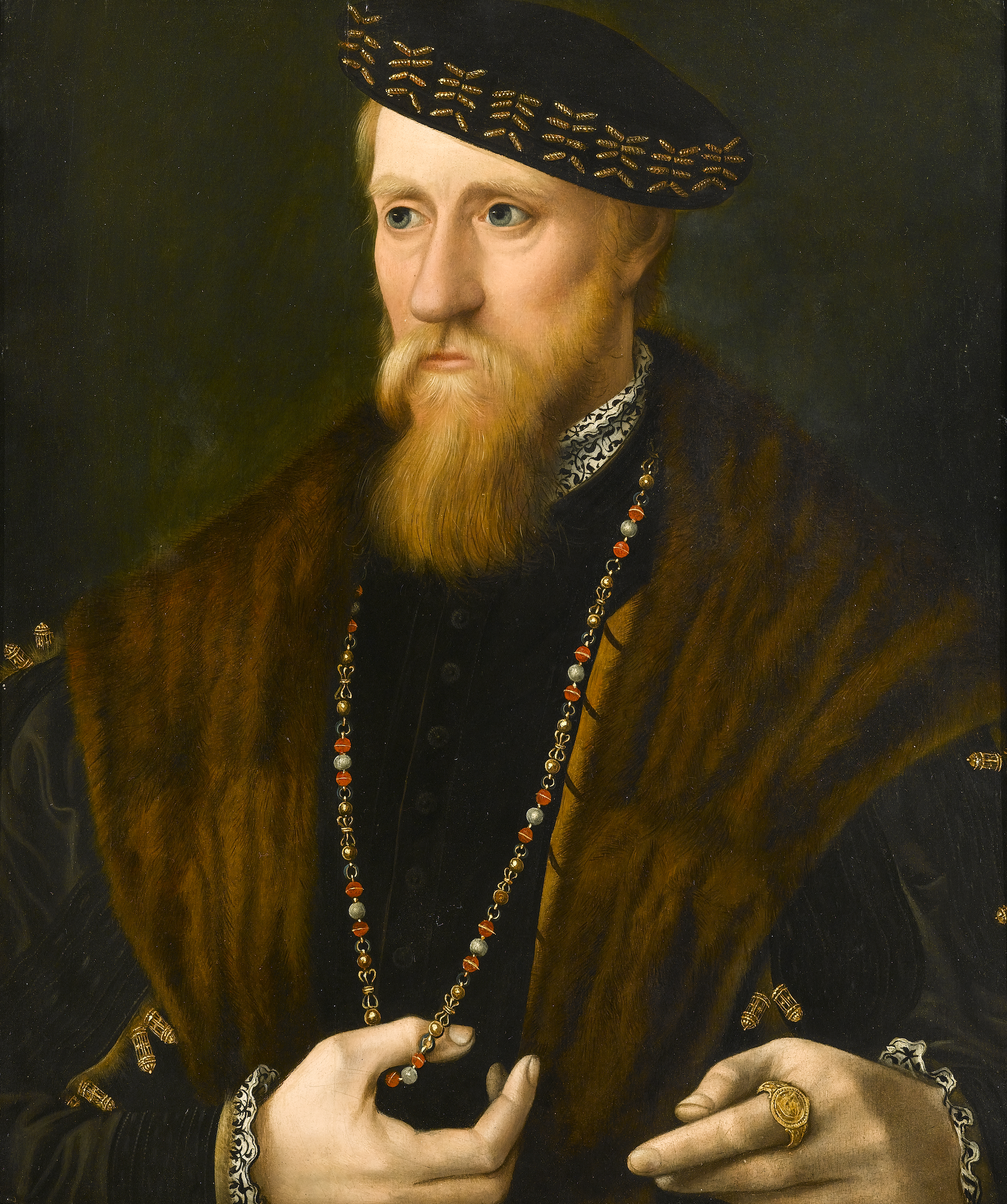 School Anglo-Netherlandish - Portrait of a Gentleman, traditionally ...
