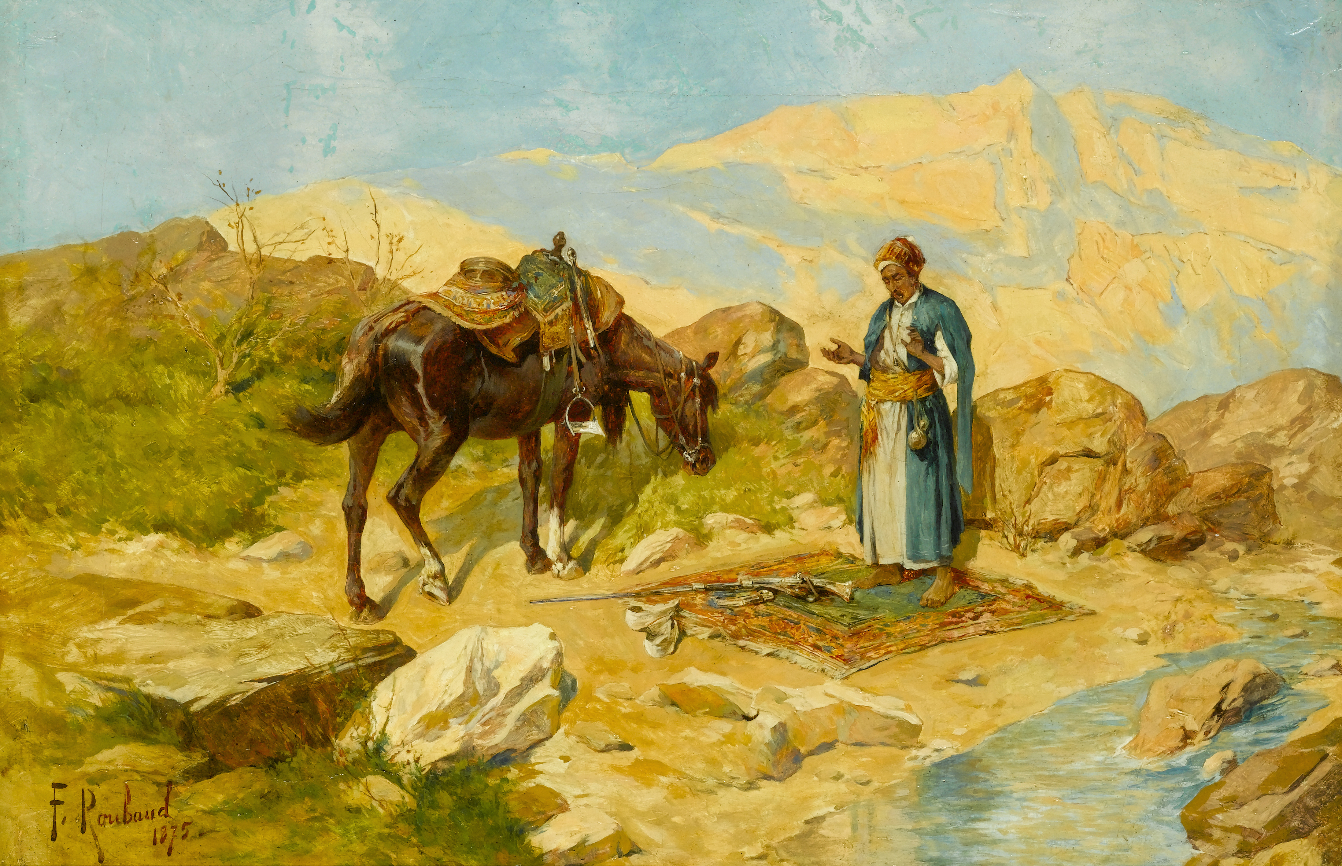 Franz Alekseevich Roubaud - The Hunter's Rest | MasterArt